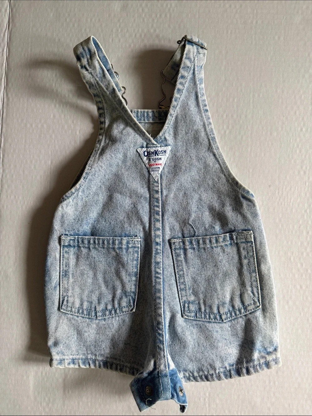 OshKosh B'gosh Light Blue Denim Shortalls
